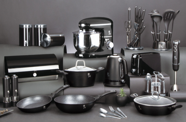 BerlingerHaus Black Silver Collection teljes termékcsalád minden azonos színű konyhai eszközzel